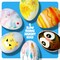 Easter Egg Squishy Painting Kit - Arts & Crafts for Girls and Boys - Kids Art Activities - Craft Gift for Kid Ages 6 7 8 9 10 Year Old Girl Gifts - Decorate 6 Slow Rising Squishies